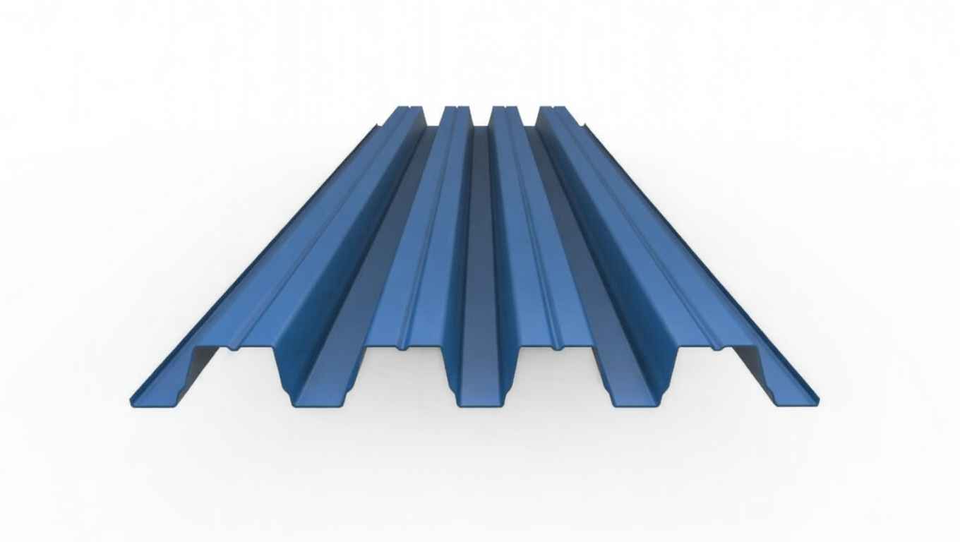 Профнастил Н75-750 полиэстер RAL 5005 0,65